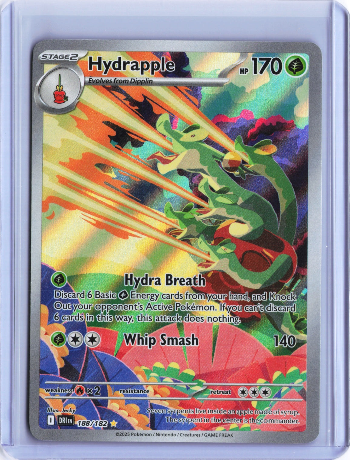 Hydrapple Illustration Rare SV10: Destined Rivals 188/182 NM