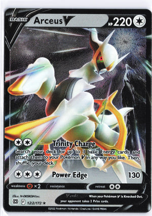 Arceus V - (Metal Card) Promo Miscellaneous Cards & Products 122/172 NM