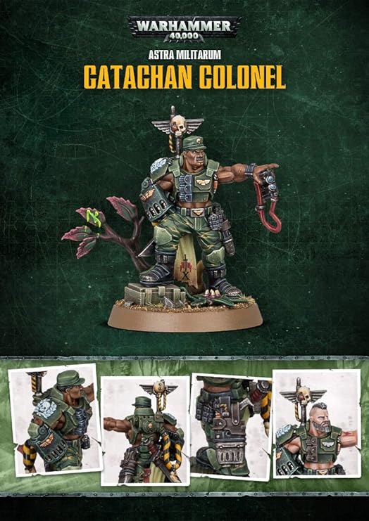 Games Workshop Warhammer 40,000 Astra Militarum Catachan Colonel 47-90