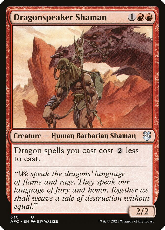 Dragonspeaker Shaman - Forgotten Realms Commander #330