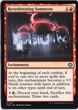 Reverberating Summons U Tarkir: Dragonstorm 117 NM