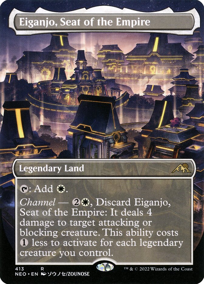 Eiganjo, Seat of the Empire - Kamigawa: Neon Dynasty #413