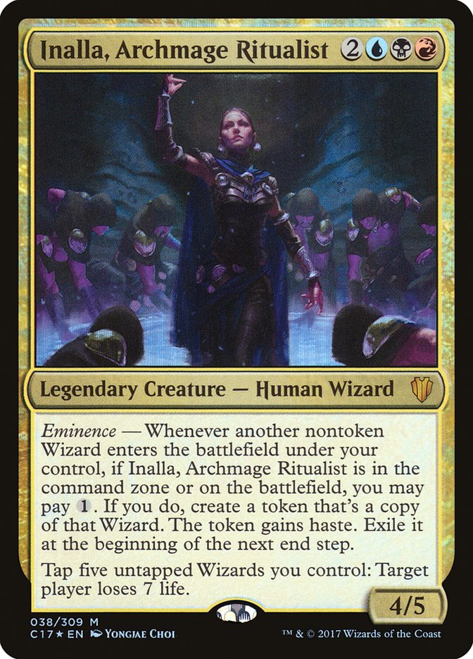 Inalla, Archmage Ritualist - Commander 2017 #38
