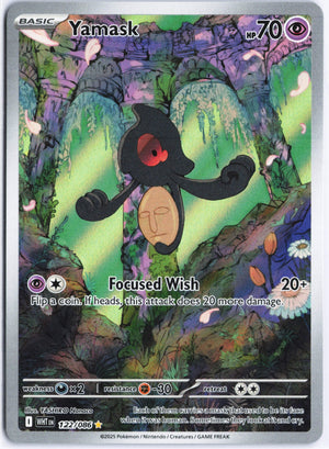 Yamask Illustration Rare SV: White Flare 122/086 NM