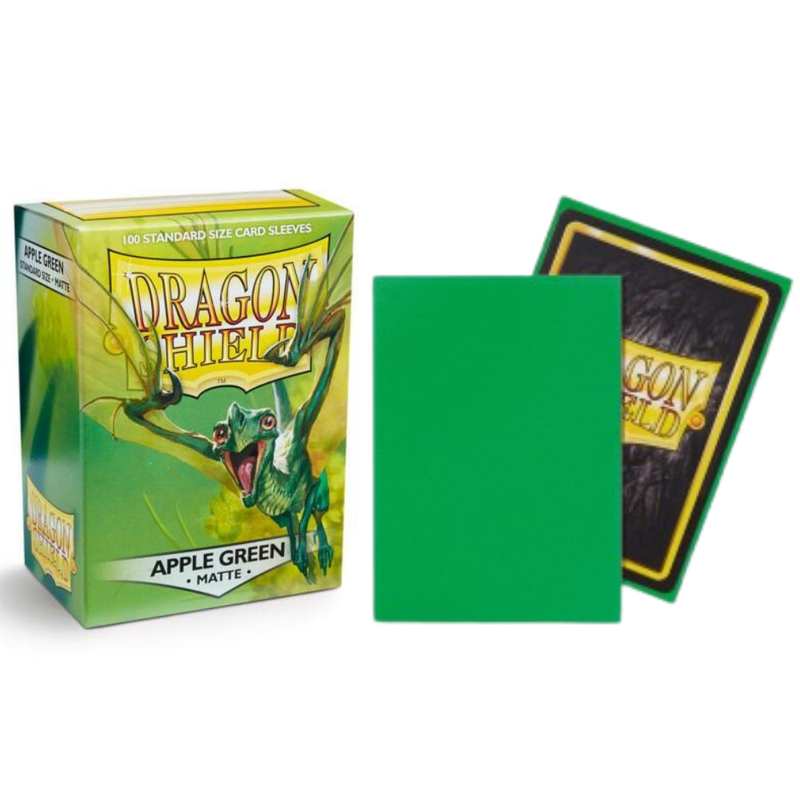 Dragon Shield: Matte Apple Green Card Sleeves - 100 Count