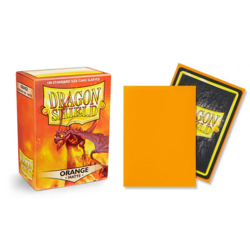 Dragon Shield: Matte Orange - 100 Ct. Box