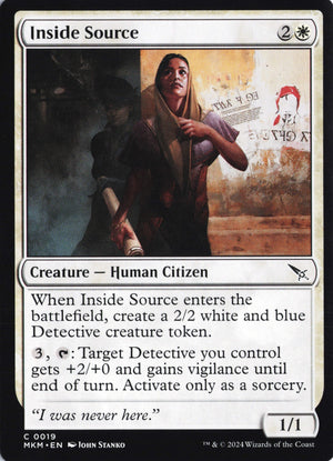 Inside Source C Murders at Karlov Manor 19 NM