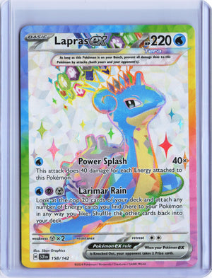 Lapras ex - Ultra Rare SV07: Stellar Crown 158/142 NM