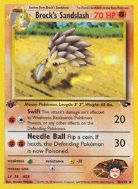 Brock's Sandslash - Gym Challenge - 036/132