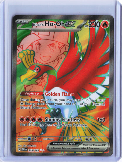 Ethan's Ho-Oh ex Ultra Rare SV10: Destined Rivals 209/182 NM