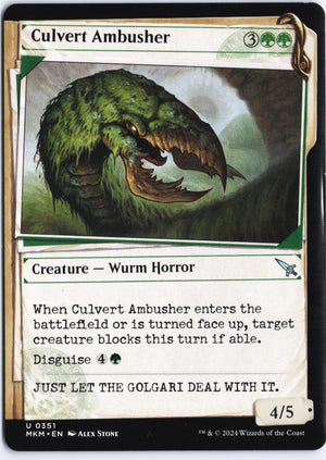 Culvert Ambusher (Showcase) U Murders at Karlov Manor 351 NM