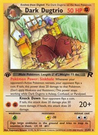 Dark Dugtrio (23) - Team Rocket - 23/82