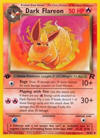 Dark Flareon - Team Rocket #35/82