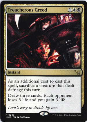 Treacherous Greed R Murders at Karlov Manor 237 NM