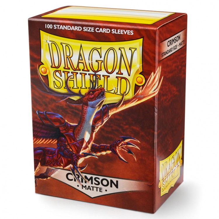 Dragon Shield:  Matte Crimson - 100 Ct. Box