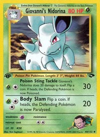 Giovanni's Nidorina - Gym Challenge - 044/132