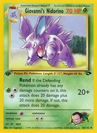 Giovanni's Nidorino - Gym Challenge - 045/132