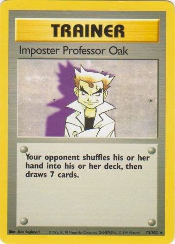 Imposter Professor Oak - Pokemon Base Set #073/102
