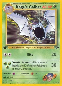 Koga's Golbat - Gym Challenge - 046/132