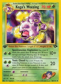 Koga's Weezing - Gym Challenge - 050/132