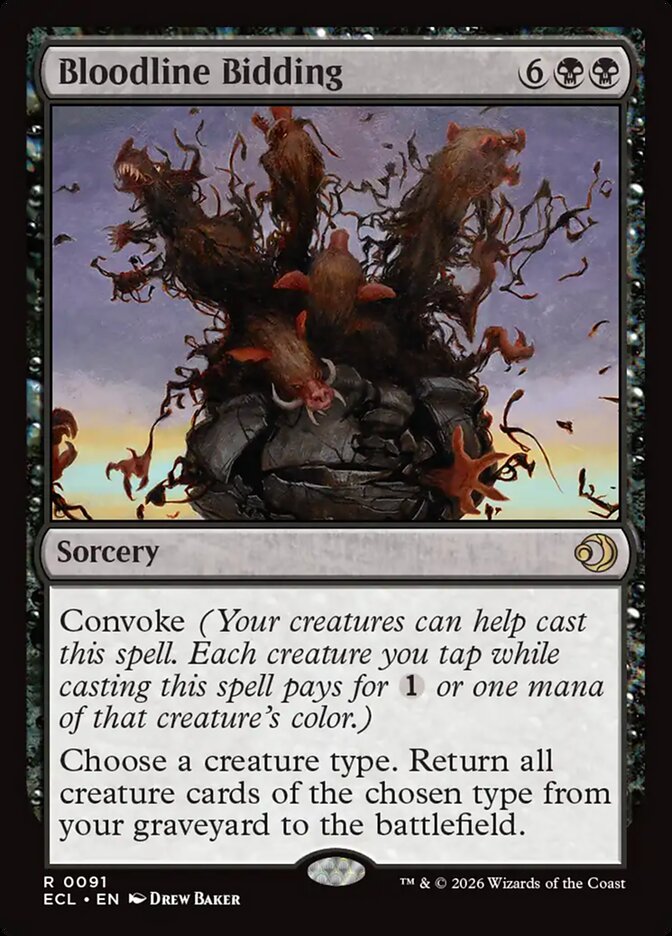 Bloodline Bidding - Lorwyn Eclipsed #91
