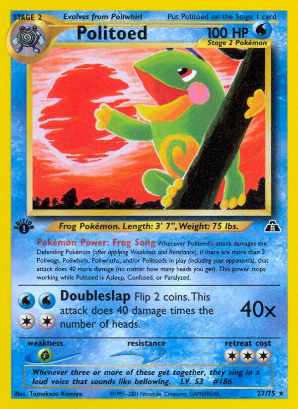 Politoed (27) - Neo Discovery #27/75