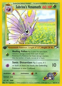 Sabrina's Venomoth - Gym Heroes - 034/132