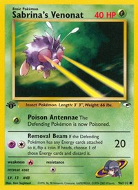 Sabrina's Venonat - Gym Heroes - 096/132