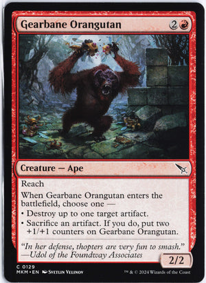 Gearbane Orangutan C Murders at Karlov Manor 129 NM