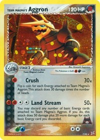 Team Magma's Aggron - Team Magma vs Team Aqua #7/95