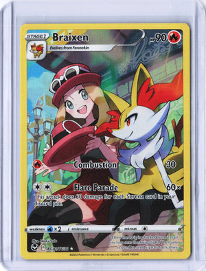 Braixen Ultra Rare SWSH12: Silver Tempest Trainer Gallery TG01/TG30 NM