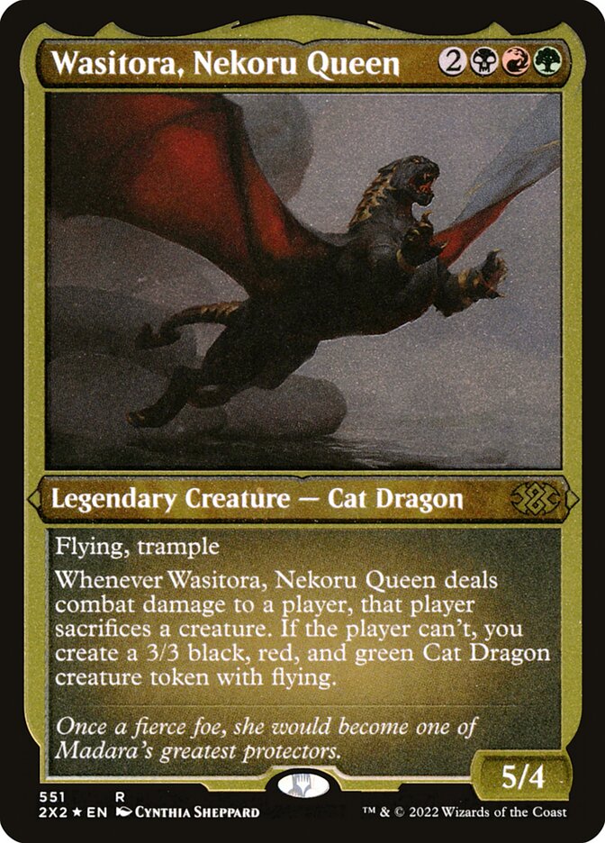 Wasitora, Nekoru Queen - Double Masters 2022 #551