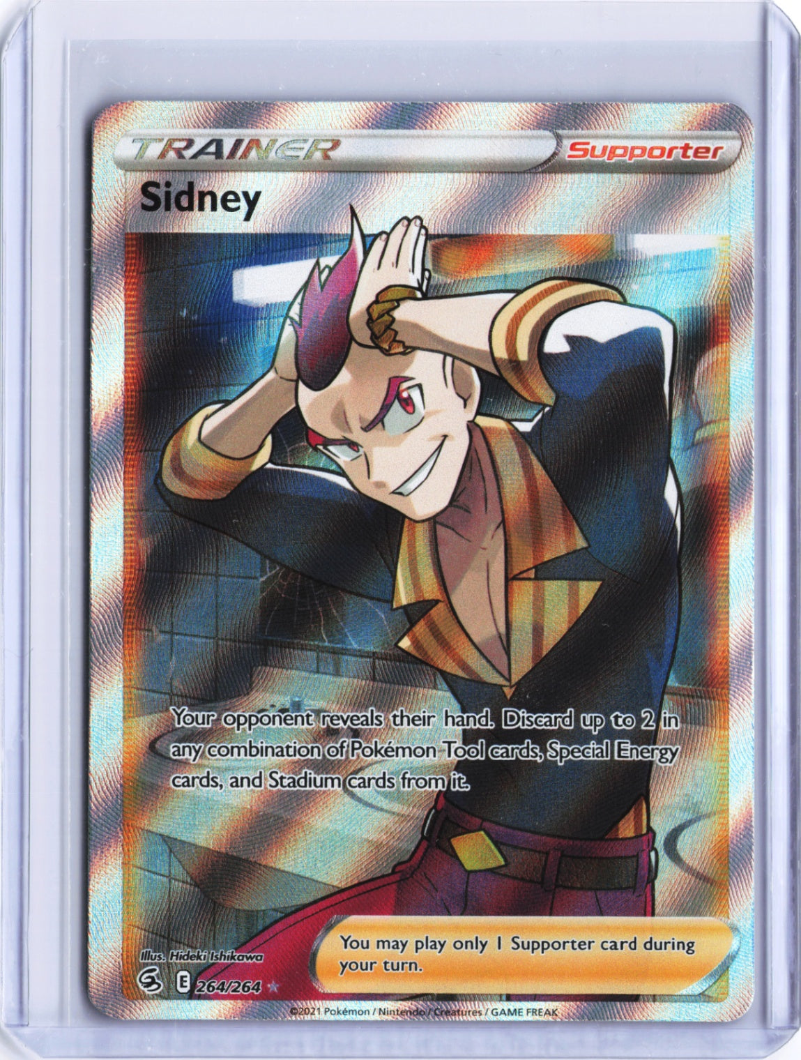 Sidney (Full Art) Ultra Rare SWSH08: Fusion Strike 264/264 NM