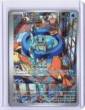 Squirtle Illustration Rare SV07: Stellar Crown 148/142 NM