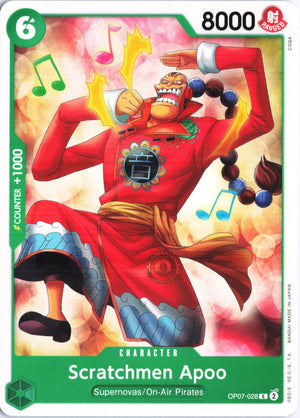 Scratchmen Apoo C 500 Years in the Future OP07-028 NM