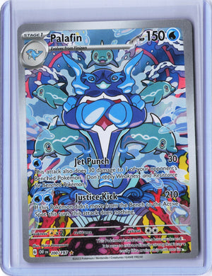 Palafin - Illustration Rare SV03: Obsidian Flames 200/197 NM