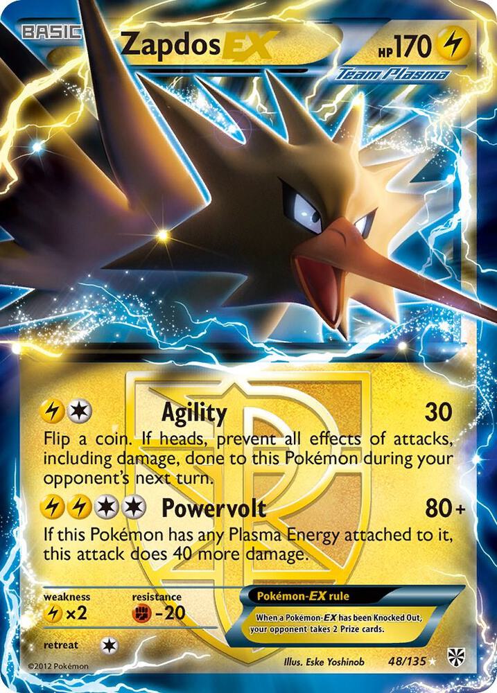 Zapdos EX (Team Plasma) - Plasma Storm #48/135