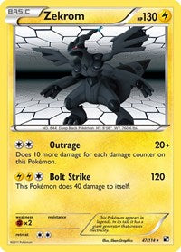 Zekrom - Black and White #47/114