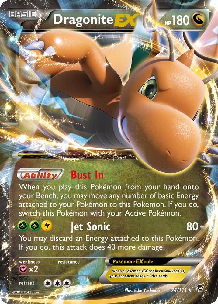 Dragonite EX - XY - Furious Fists #74/111
