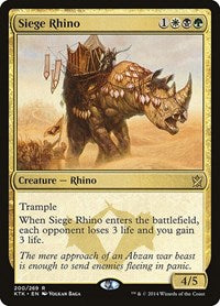 Siege Rhino - Khans of Tarkir - 200