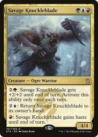 Savage Knuckleblade - Khans of Tarkir - 197