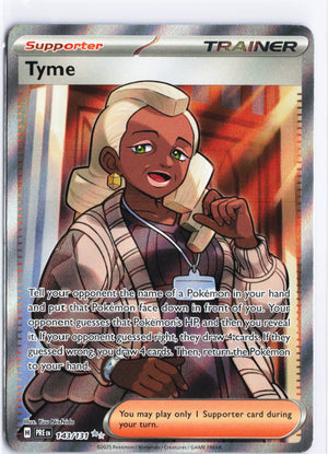 Tyme Ultra Rare SV: Prismatic Evolutions 143/131 NM