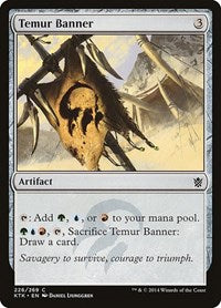 Temur Banner - Khans of Tarkir - 226