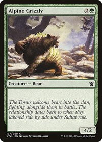 Alpine Grizzly - Khans of Tarkir - 127