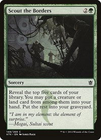 Scout the Borders - Khans of Tarkir - 148