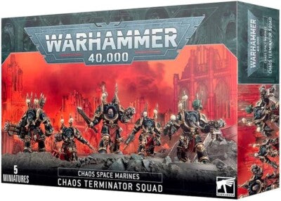 Games Workshop Warhammer 40K Chaos Terminator Squad, Pack of 1