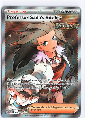 Professor Sada's Vitality Ultra Rare SV04: Paradox Rift 239/182 NM