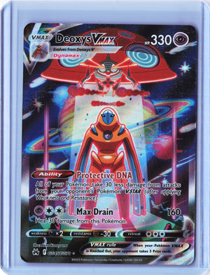 Deoxys VMAX Ultra Rare Crown Zenith: Galarian Gallery GG45/GG70 NM