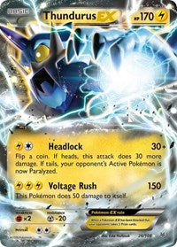 Thundurus EX - XY - Roaring Skies - 26/108