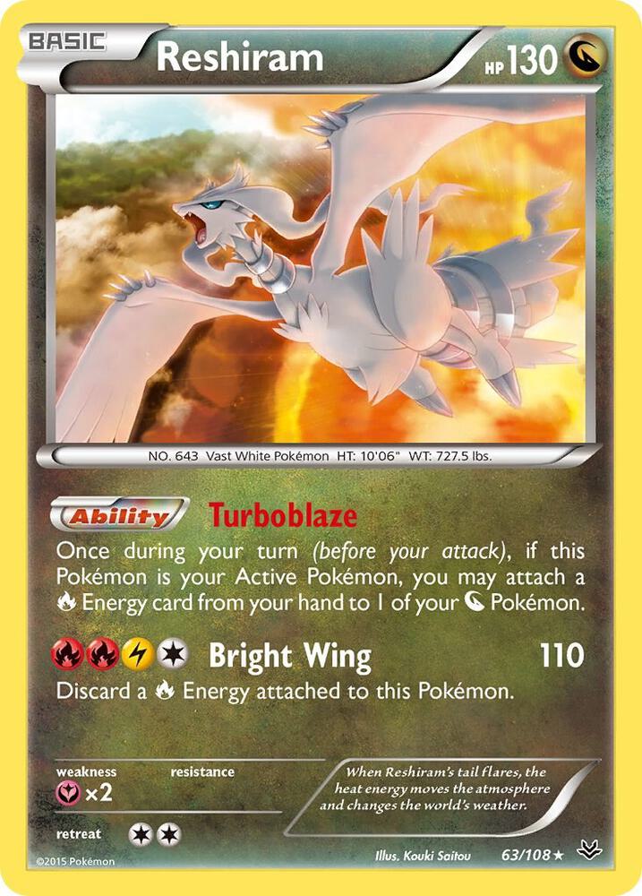 Reshiram - XY - Roaring Skies #63/108